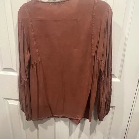 Solitaire brand, long sleeve, bohemian style blouse - Picture 6 of 7